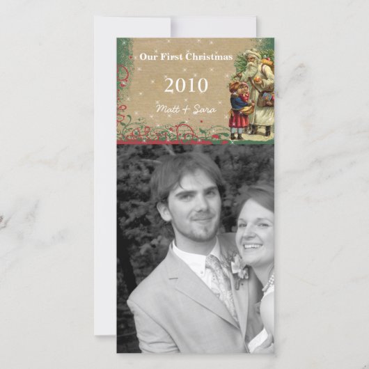 第1回クリスマスヴィンテージサンタフォトカード シーズンカード (正面)