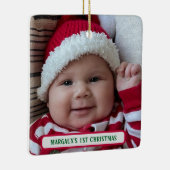 第1回クリスマス両面フォト セラミックオーナメント (右)