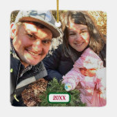 第1回クリスマス両面フォト セラミックオーナメント (裏面)