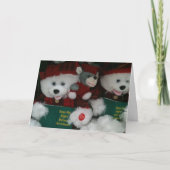 第1回クリスマス小さな女の子 シーズンカード (正面)