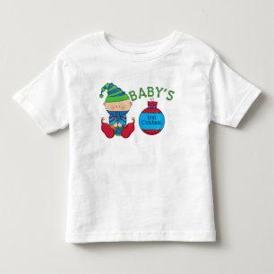 第1回クリスマス小妖精や小人Tシャツ&ギフト トドラーTシャツ