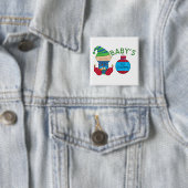 第1回クリスマス小妖精や小人Tシャツ&ギフト 缶バッジ (インサイチュ)