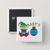 第1回クリスマス小妖精や小人Tシャツ&ギフト 缶バッジ (正面&裏面)