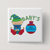 第1回クリスマス小妖精や小人Tシャツ&ギフト 缶バッジ (正面)