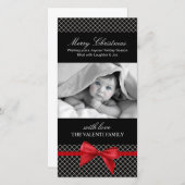 第1回クリスマス招待状フォトカード シーズンカード (正面/裏面)