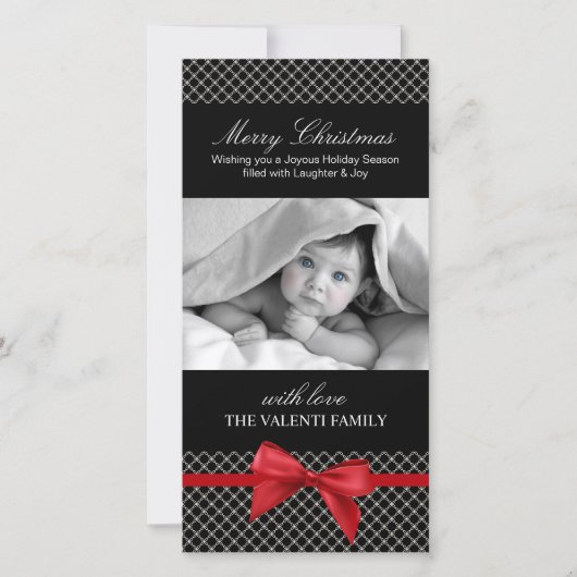 第1回クリスマス招待状フォトカード シーズンカード (正面)