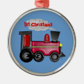 第1回クリスマス3D列車 メタルオーナメント (正面)