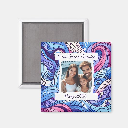 第1回クルーズお洒落ウェーカスタムズ写真 マグネット (正面/裏面)