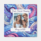 第1回クルーズお洒落ウェーカスタムズ写真 マグネット (正面)