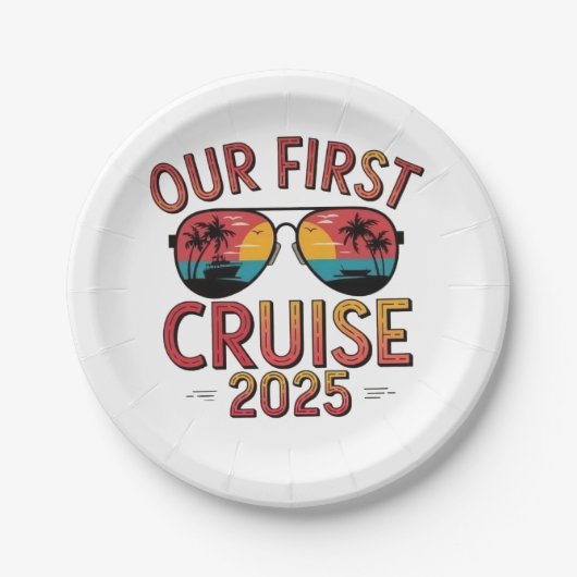 第1回クルーズ2025年夏季旅行マッチング ペーパープレート (正面)
