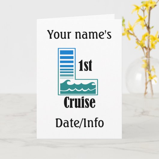 第1回クルーズ カード (黄色い花)