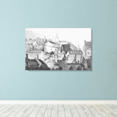 第1回グローブシアターまたはバラシアター キャンバスプリント (インサイチュ (ウッドフロア))