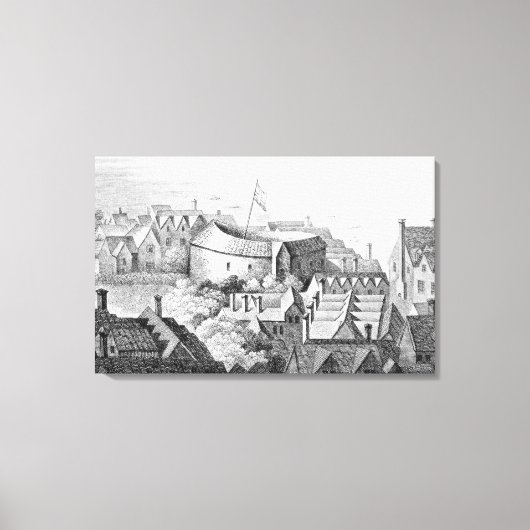 第1回グローブシアターまたはバラシアター キャンバスプリント (正面)