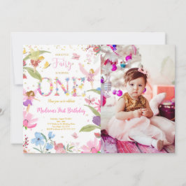 第1回ゴールデンフェアリー誕生日写真 招待状