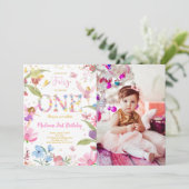 第1回ゴールデンフェアリー誕生日写真 招待状 (スタンド正面)