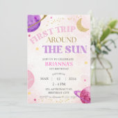 第1回サンガールのまわりにピンク誕生日 招待状 (スタンド正面)