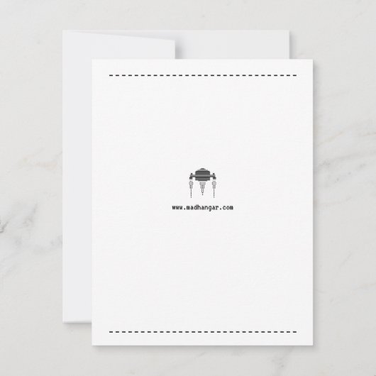 第1回ソロフライトおめでとうフラットカード (裏面)