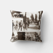 第1回ツアー・ド・フランス受賞者モーリス・ガリン・コラージュ クッション (正面)