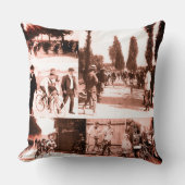 第1回ツアー・ド・フランス受賞者モーリス・ガリン・コラージュ クッション (正面)