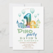 第1回ディーノ誕生日パーティー 招待状 (正面)