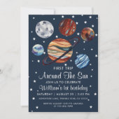 第1回トリップウォーター色宇宙1stバースデーボーイ 招待状 (正面)