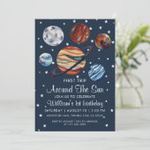 第1回トリップウォーター色宇宙1stバースデーボーイ 招待状 (スタンド正面)