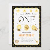 第1回ハチの日パーティー、ハチの誕生日パーティー 招待状 (正面)