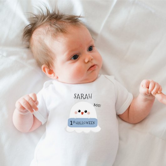 第1回ハロウィーンキュート幽霊 ベビーボディスーツ