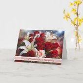 第1回バレンタインデーの新婚の花かわいらしの日 カード (黄色い花)