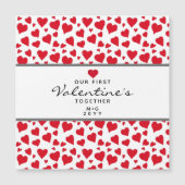 第1回バレンタインデーハート パーソナライズされた (正面)