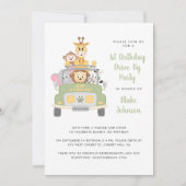 第1回バースデーアニマルサファリドライブパーティー 招待状 (正面)