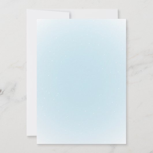 第1回バースデーウォーターカラー恐竜、ライトブルー 招待状 (裏面)