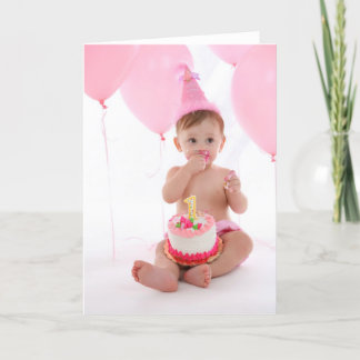 第1回バースデーケーキ カード