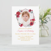 第1回バースデーパーティーキッドボーイガールズお祝い 招待状 (スタンド正面)