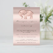 第1回バースデーパーティーシャワーバラエレファントガールボーイ 招待状 (スタンド正面)