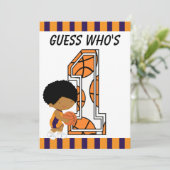 第1回バースデーパープル&オレンジバスケットボール選手 招待状 (スタンド正面)