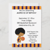 第1回バースデーパープル&オレンジバスケットボール選手 招待状 (裏面)