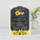 第1回バースデーヒマワリ素朴ー&ウッドカントリーファーム 招待状