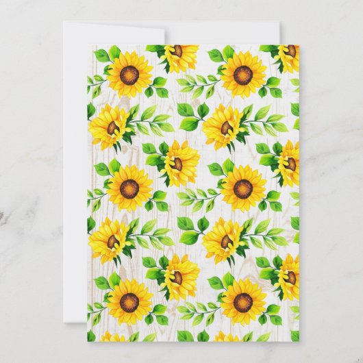 第1回バースデーヒマワリ素朴ー&ウッドカントリーファーム 招待状