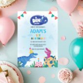 第1回バースデーピンク&ブルー恐竜 招待状