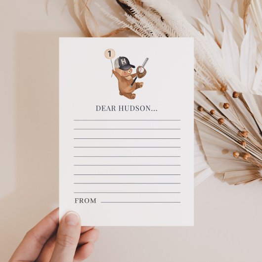 第1回バースデーベースボールベア – タイムカプセルカード シーズンカード