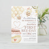 第1回ビーデイハニービーファースト招待状 招待状 (スタンド正面)