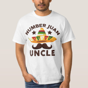 第1回ファンアンクルメキシコの父の日おもしろい Tシャツ