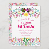 第1回フィエスタ誕生日で女子フォークアートシノリータ 招待状 (正面/裏面)