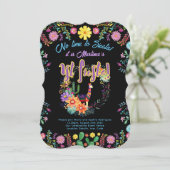 第1回フィエスタ誕生日BOYフォークアートフローラ5 x 7 招待状 (スタンド正面)