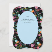 第1回フィエスタ誕生日BOYフォークアートフローラ5 x 7 招待状 (裏面)