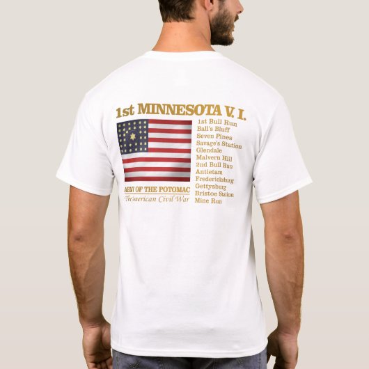 第1回ミネソタ・ボランティア歩兵(BH) Tシャツ (裏面)