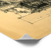 第1回人民記念碑(tan) ポスター (角)