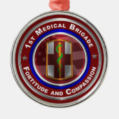 第1回医務旅団記念クリスマス メタルオーナメント (正面)