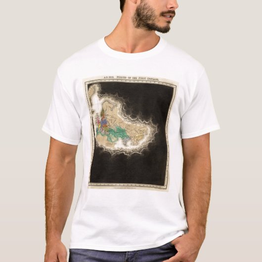 第1回十字軍の1100年の広告の期間 Tシャツ (正面)